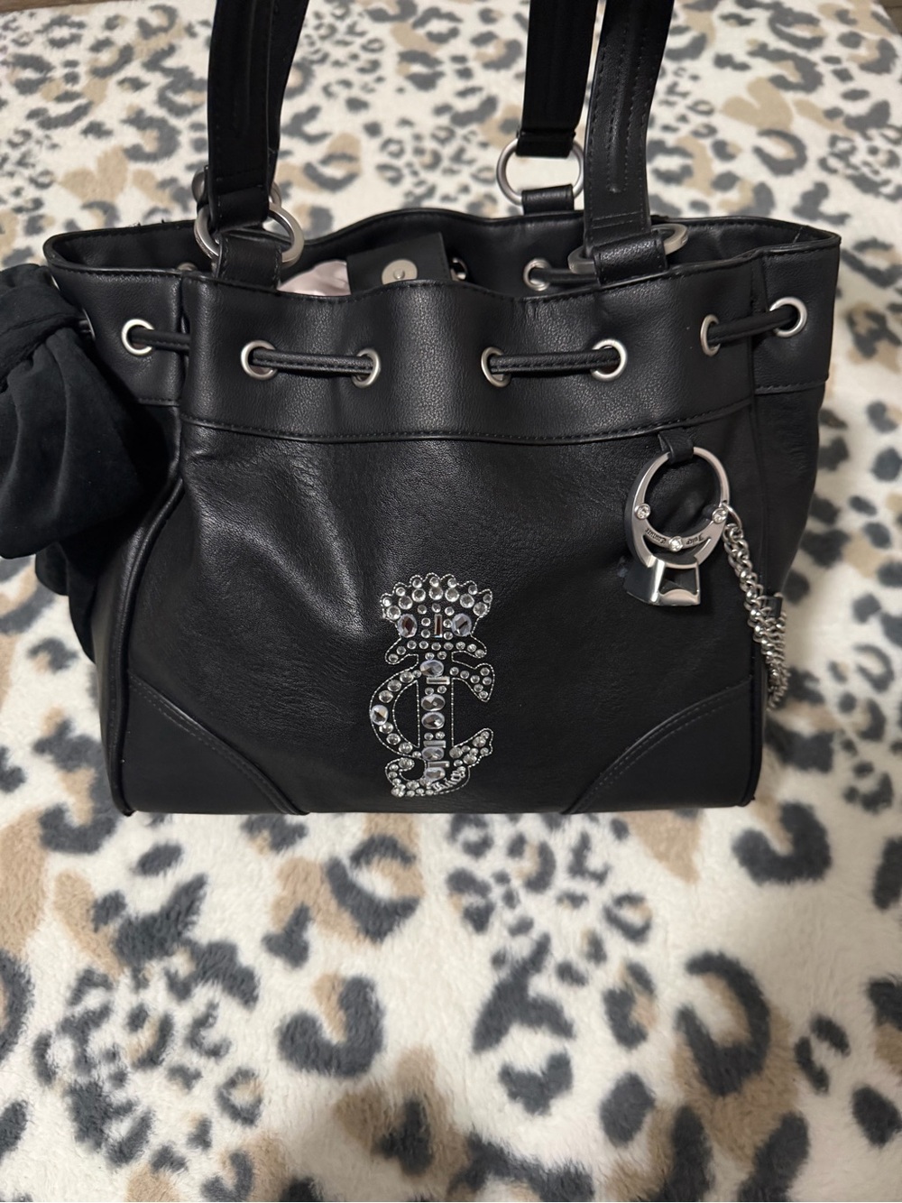 Juicy couture Tote Bag with Crystal Accent